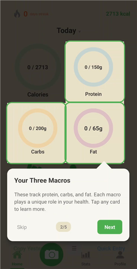 Your Three Macros screenshot
