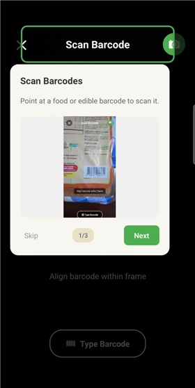 Scan Barcodes screenshot
